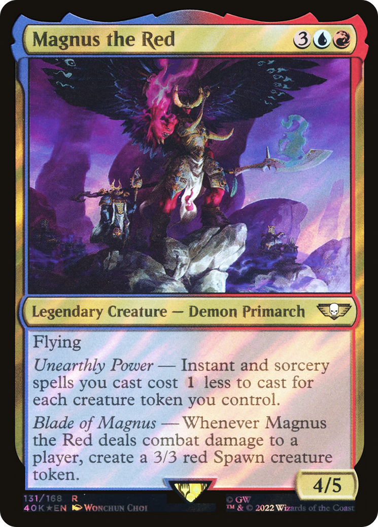 Magnus the Red (Surge Foil) [Universes Beyond: Warhammer 40,000] | Grognard Games