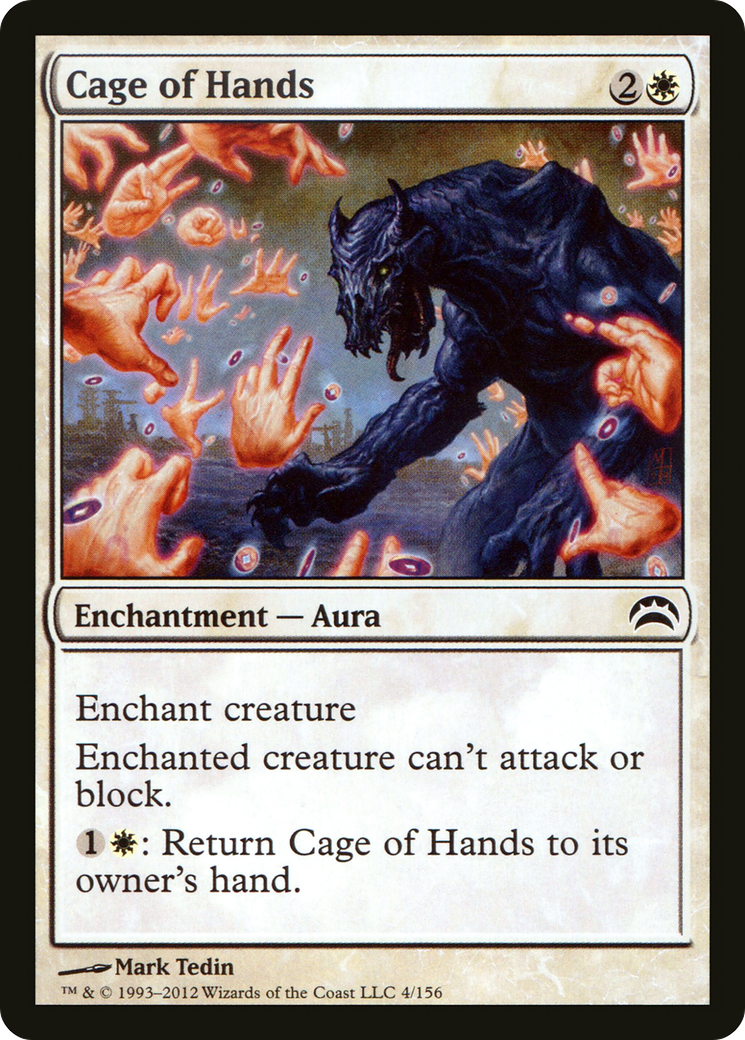 Cage of Hands (PC2-004) - Planechase 2012 Foil | Grognard Games