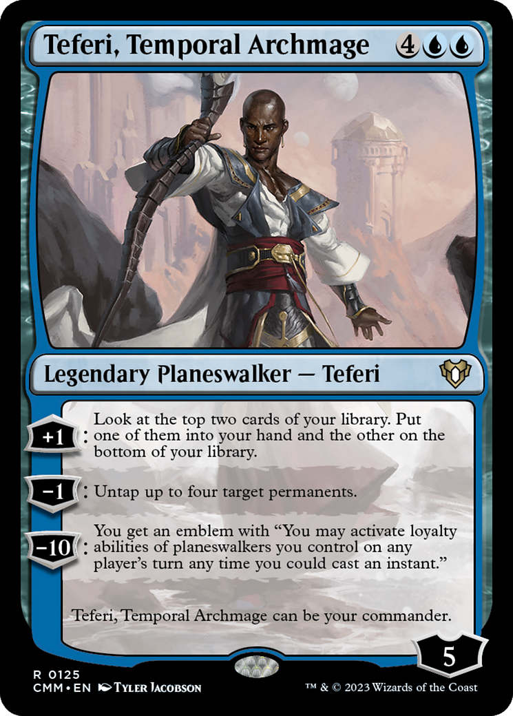Teferi, Temporal Archmage [Commander Masters] | Grognard Games