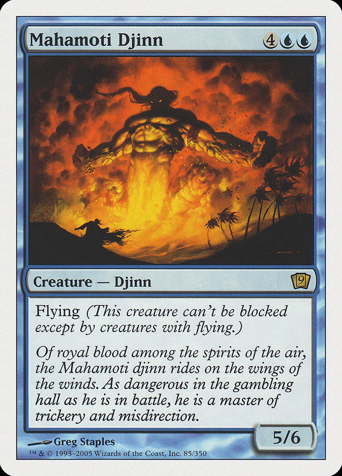 Mahamoti Djinn (9th Edition) [Oversize Cards] | Grognard Games