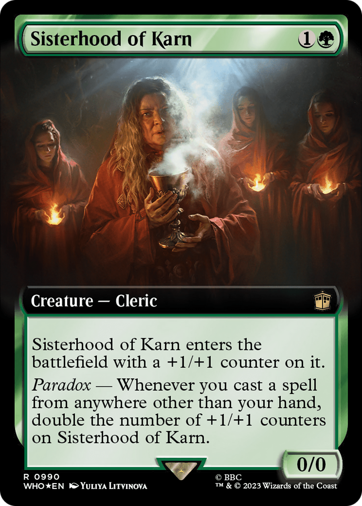 Sisterhood of Karn (Extended Art) (Surge Foil) [Doctor Who] | Grognard Games