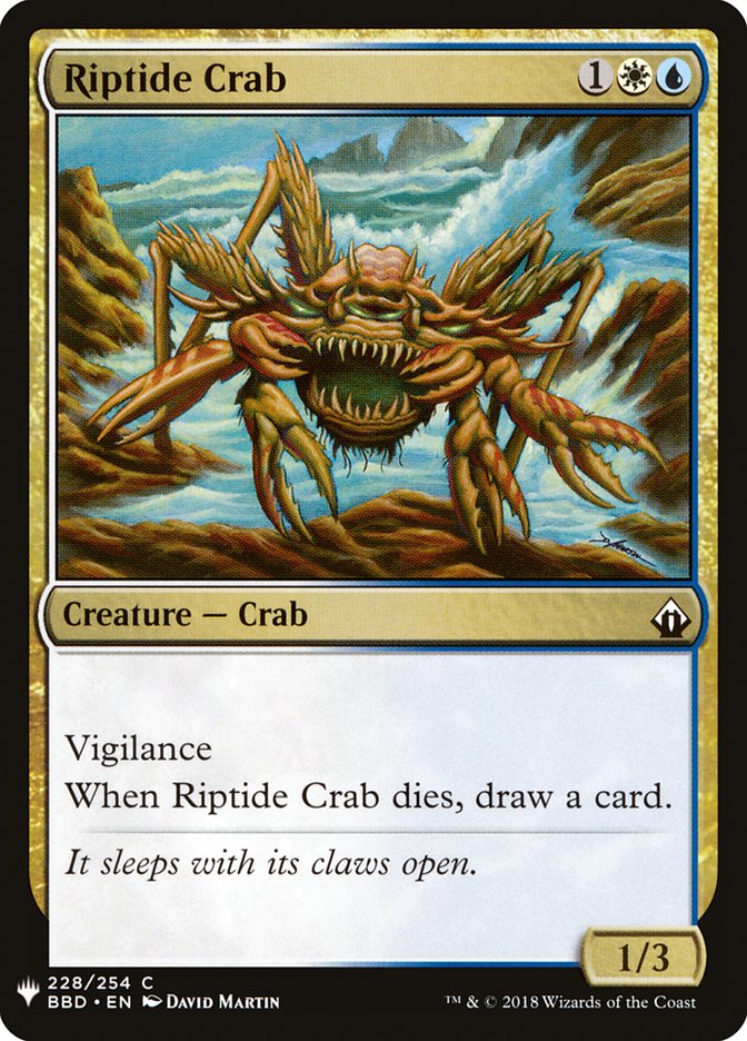 Riptide Crab [Mystery Booster] | Grognard Games