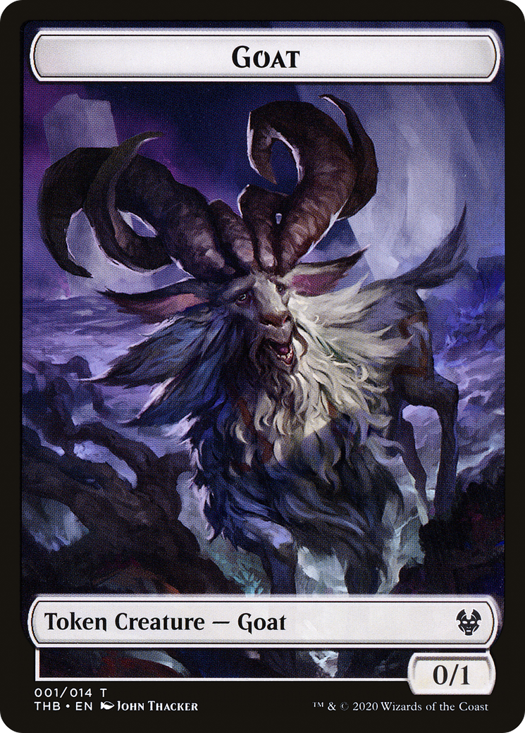 Goat (THB-001) - Theros Beyond Death Tokens Foil | Grognard Games