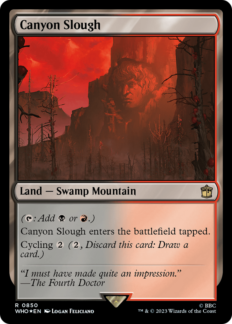 Canyon Slough (Surge Foil) [Doctor Who] | Grognard Games