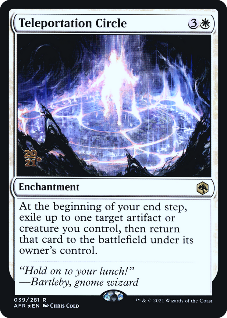 Teleportation Circle [Dungeons & Dragons: Adventures in the Forgotten Realms Prerelease Promos] | Grognard Games