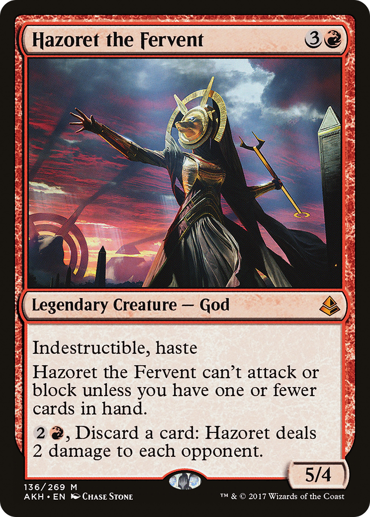 Hazoret the Fervent [Amonkhet] – Grognard Games