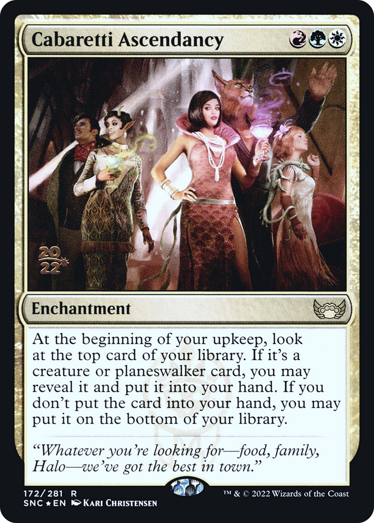 Cabaretti Ascendancy [Streets of New Capenna Prerelease Promos] | Grognard Games