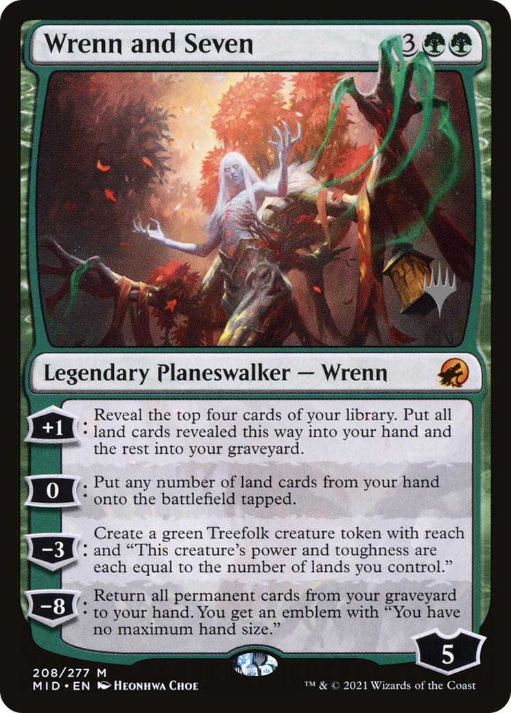 Wrenn and Seven (Promo Pack) [Innistrad: Midnight Hunt Promos] | Grognard Games