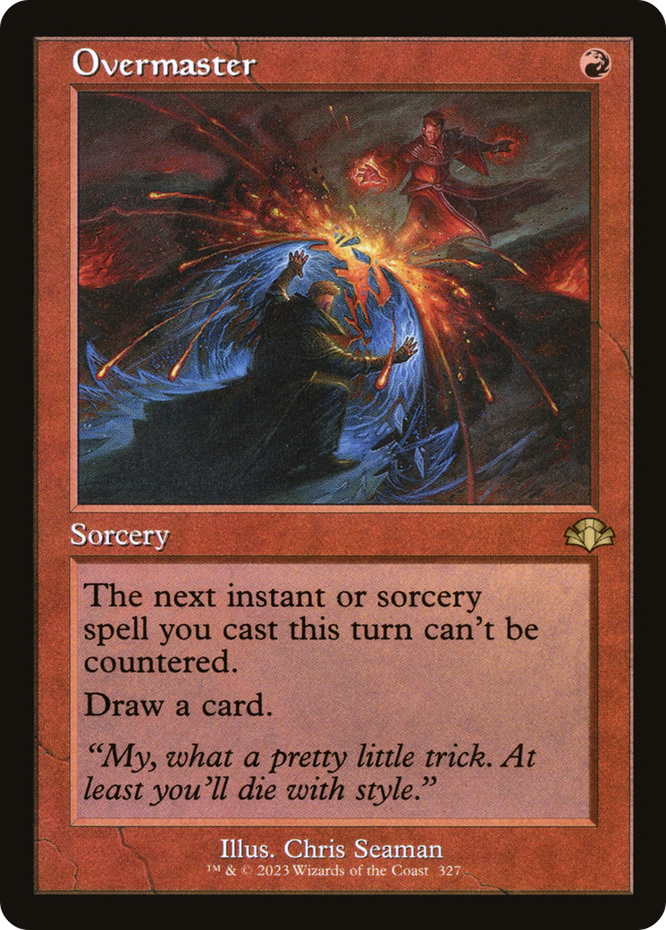 Overmaster (Retro) [Dominaria Remastered] | Grognard Games