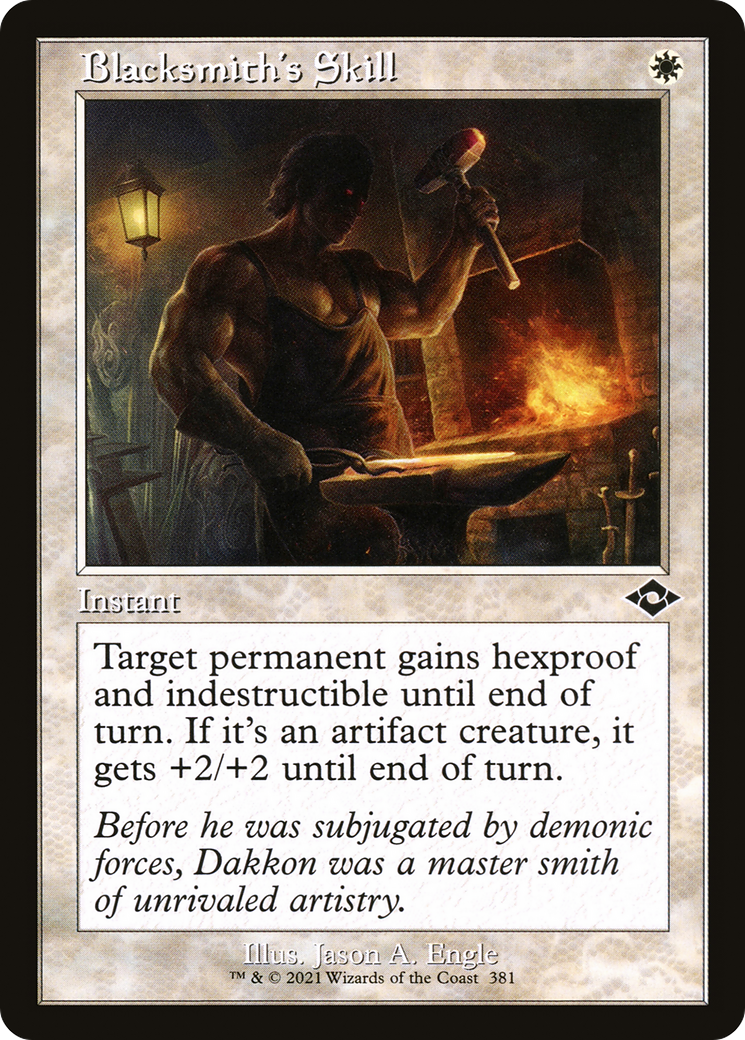 Blacksmith's Skill (MH2-381) - Modern Horizons 2 Etched Foil | Grognard Games
