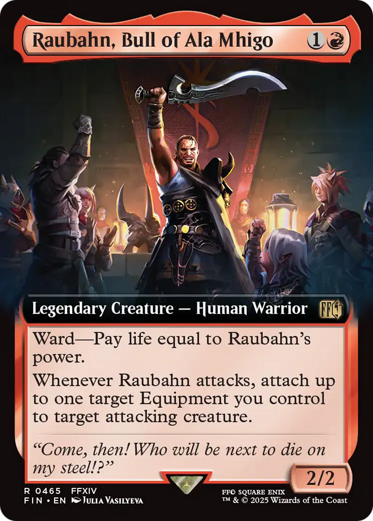 Raubahn, Bull of Ala Mhigo (FIN-465) - FINAL FANTASY: (Extended Art) Foil | Grognard Games