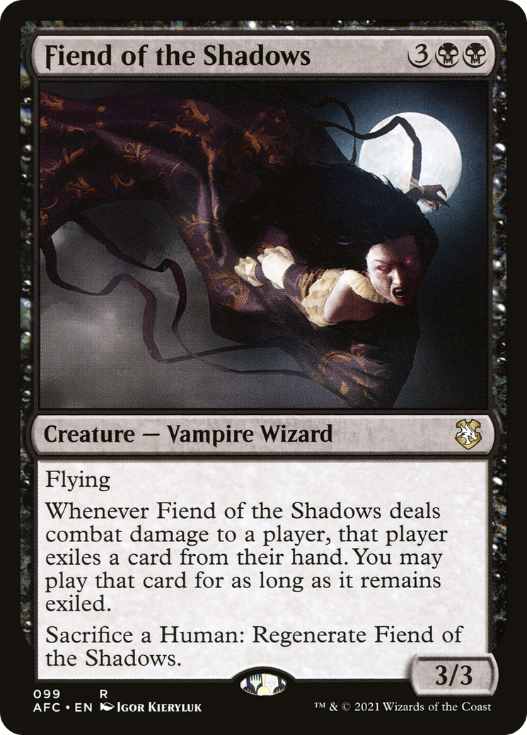 Fiend of the Shadows [Dungeons & Dragons: Adventures in the Forgotten Realms Commander] | Grognard Games