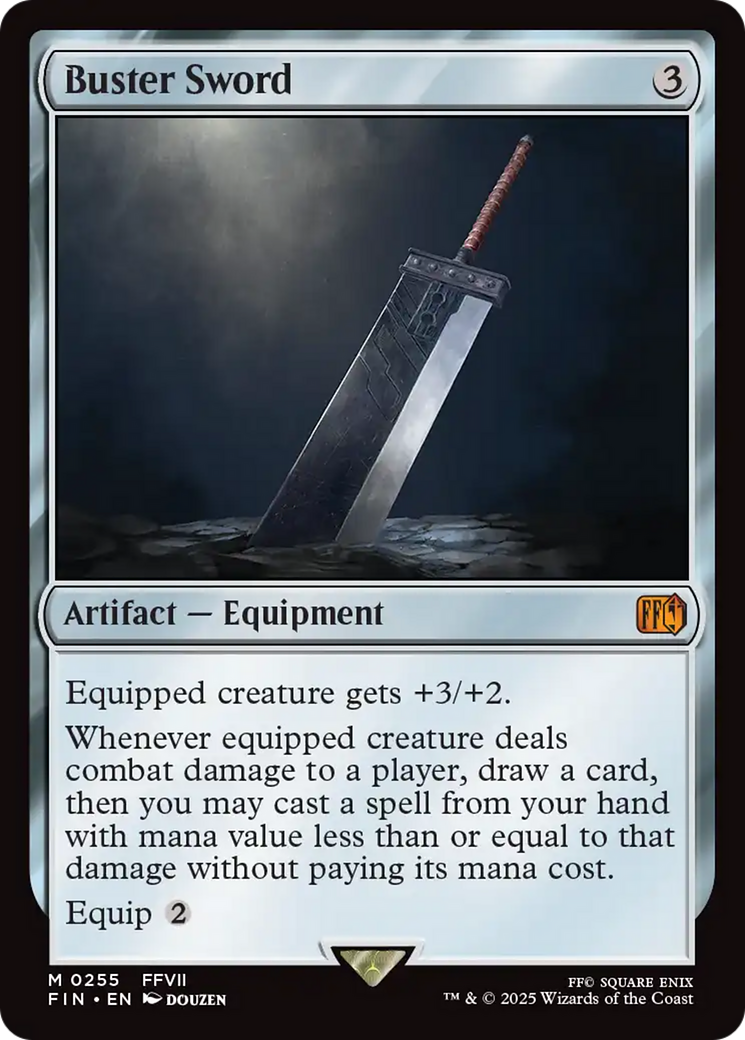 Buster Sword (FIN-255) - FINAL FANTASY | Grognard Games