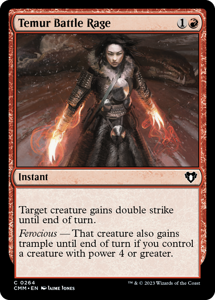 Temur Battle Rage [Commander Masters] | Grognard Games