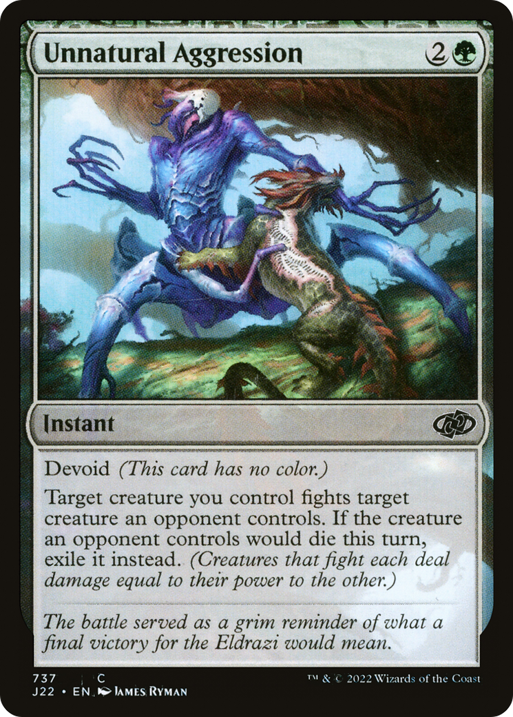Unnatural Aggression [Jumpstart 2022] | Grognard Games