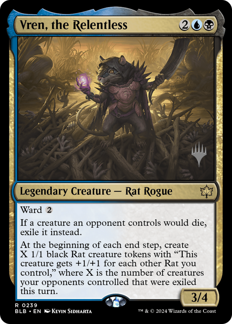 Vren, the Relentless (Promo Pack) [Bloomburrow Promos] | Grognard Games