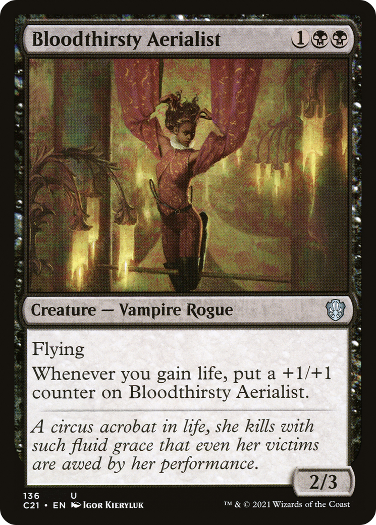 Bloodthirsty Aerialist [Commander 2021] | Grognard Games