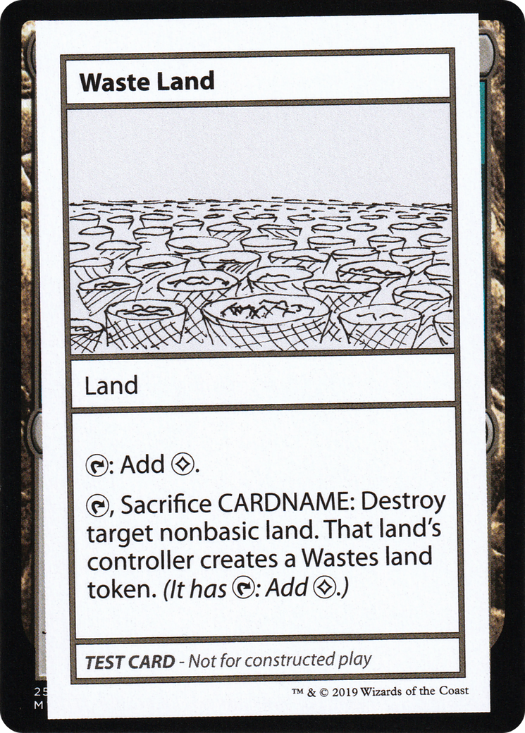 Waste Land (2021 Edition) [Mystery Booster Playtest Cards] | Grognard Games