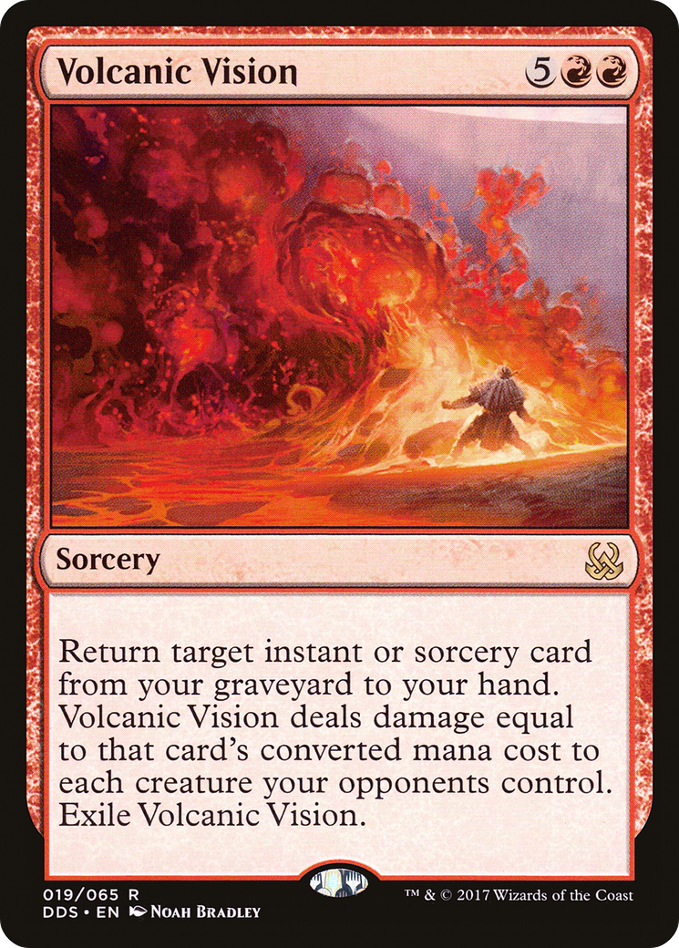 Volcanic Vision [Duel Decks: Mind vs. Might] | Grognard Games