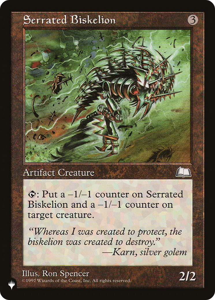 Serrated Biskelion [The List] | Grognard Games