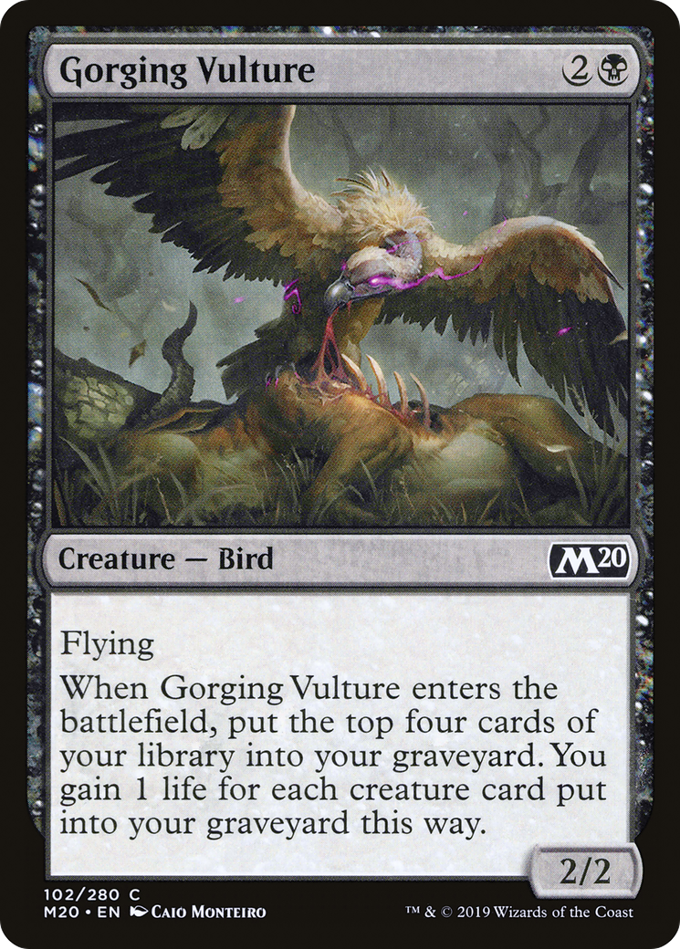 Gorging Vulture [Core Set 2020] | Grognard Games