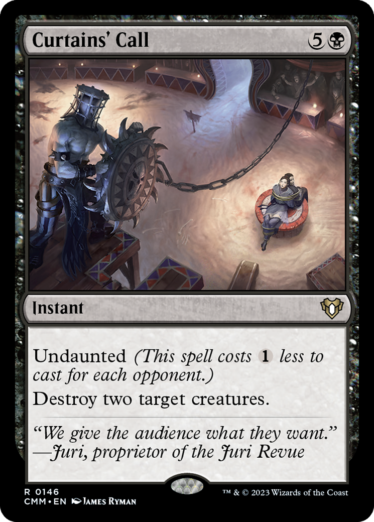 Curtains' Call [Commander Masters] | Grognard Games