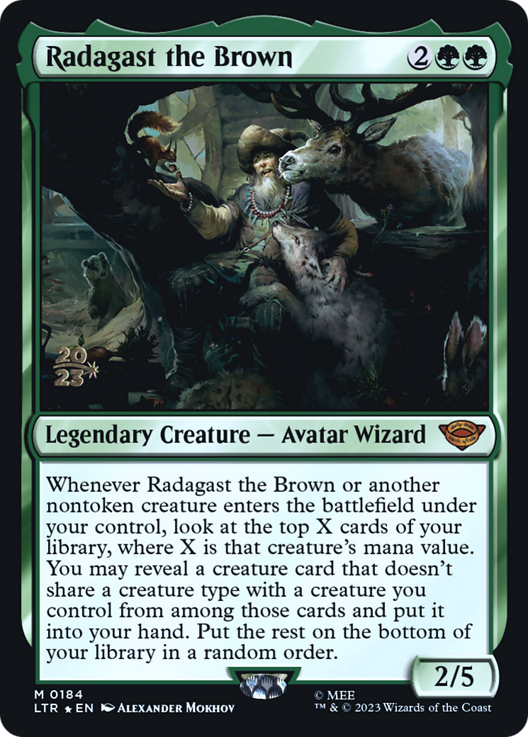 Radagast the Brown [The Lord of the Rings: Tales of Middle-Earth Prerelease Promos] | Grognard Games