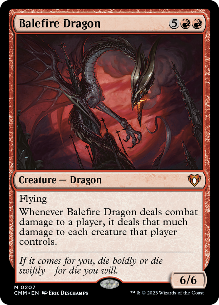 Balefire Dragon [Commander Masters] | Grognard Games