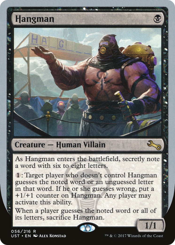 Hangman [Unstable] | Grognard Games
