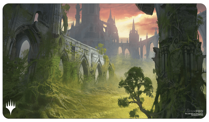 Ravnica Remastered Gruul Clans Stomping Ground Standard Gaming Playmat for Magic: The Gathering | Grognard Games