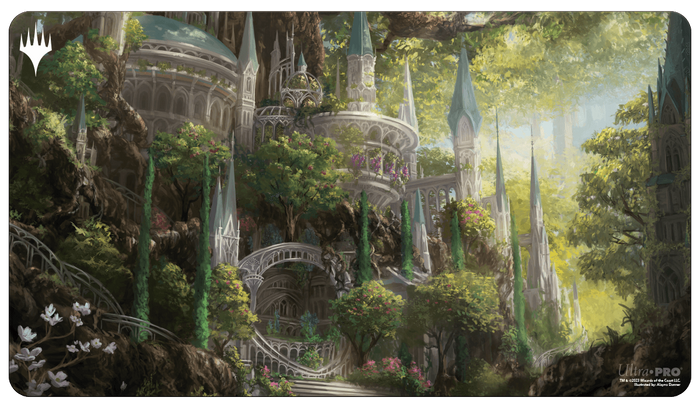 Ravnica Remastered Selesnya Conclave Temple Garden Standard Gaming Playmat for Magic: The Gathering | Grognard Games