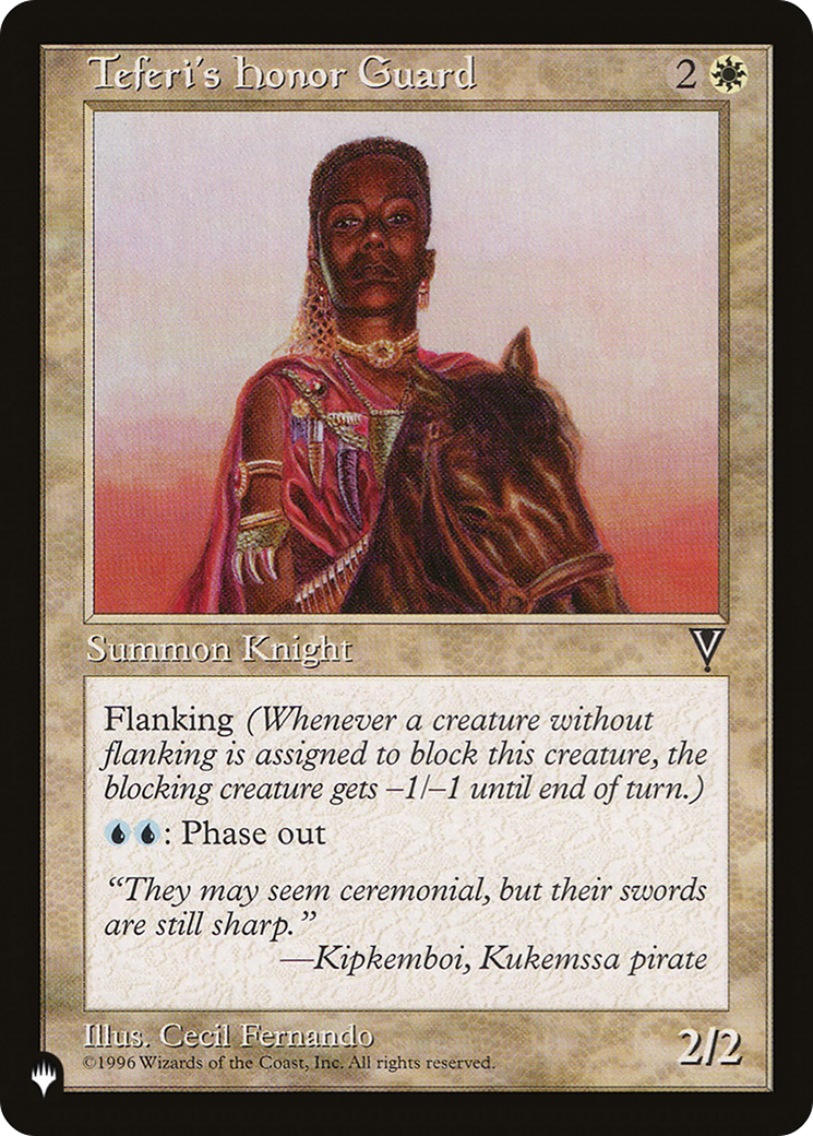 Teferi's Honor Guard [The List] | Grognard Games