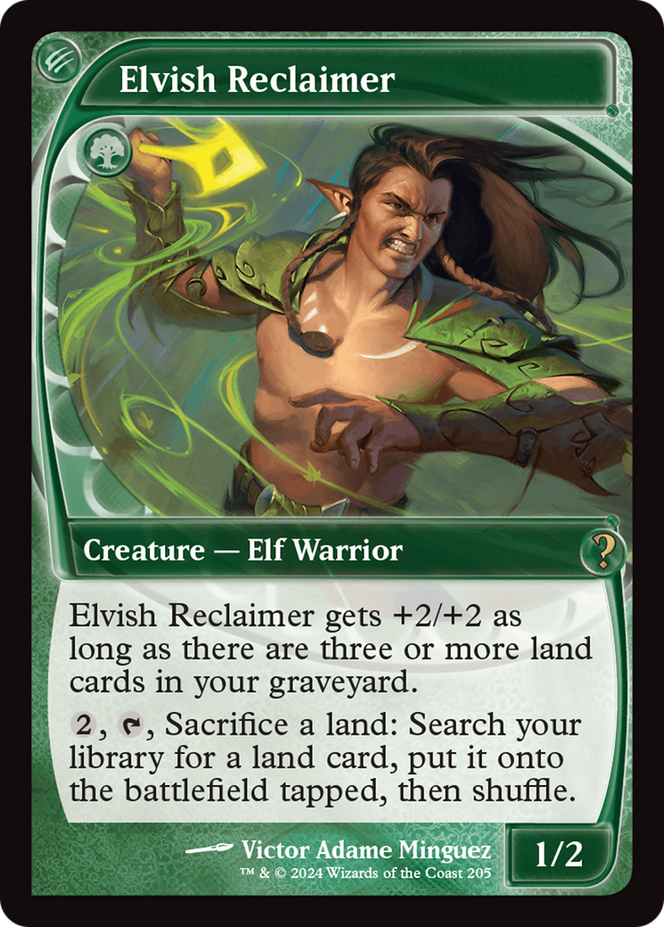 Elvish Reclaimer (Future Sight) [Mystery Booster 2] | Grognard Games