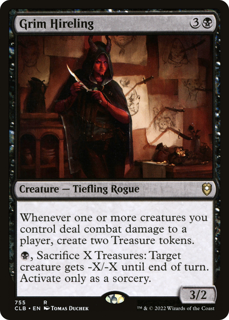 Grim Hireling [Commander Legends: Battle for Baldur's Gate] | Grognard Games