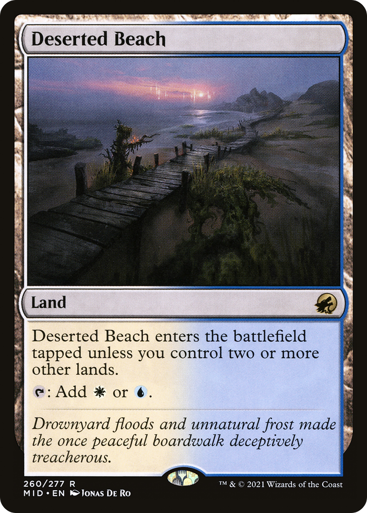 Deserted Beach [Innistrad: Midnight Hunt] | Grognard Games