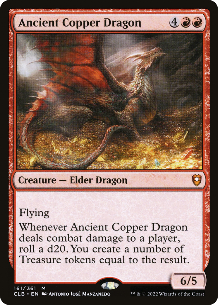 Ancient Copper Dragon [Commander Legends: Battle for Baldur's Gate] | Grognard Games