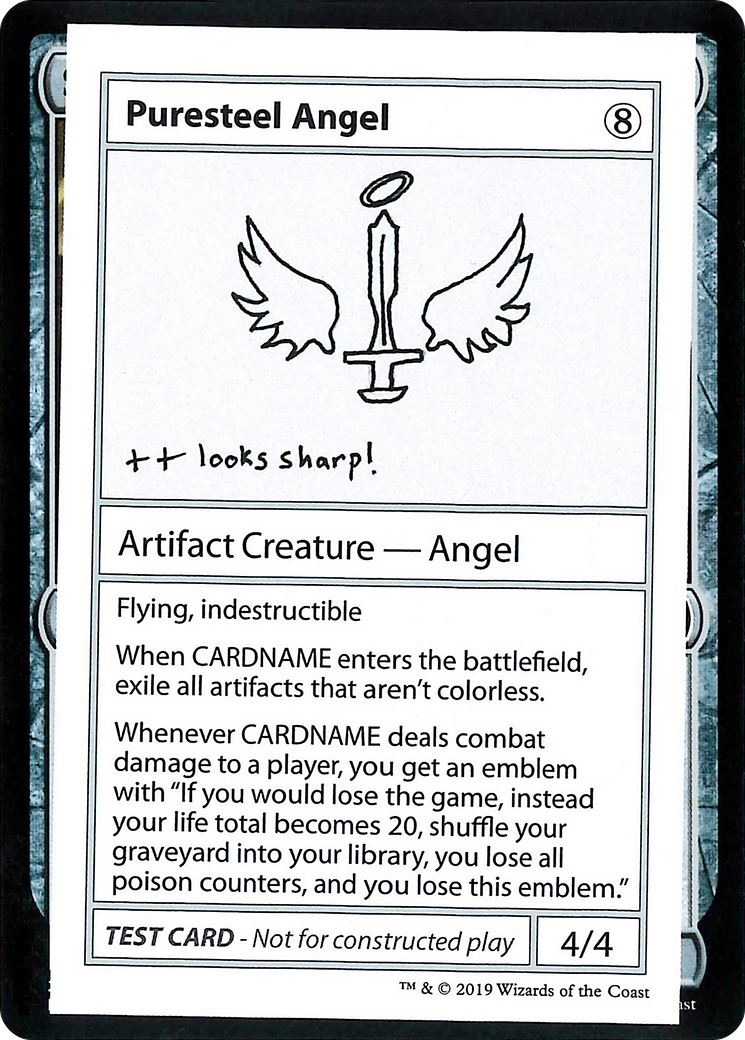 Puresteel Angel (2021 Edition) [Mystery Booster Playtest Cards] | Grognard Games