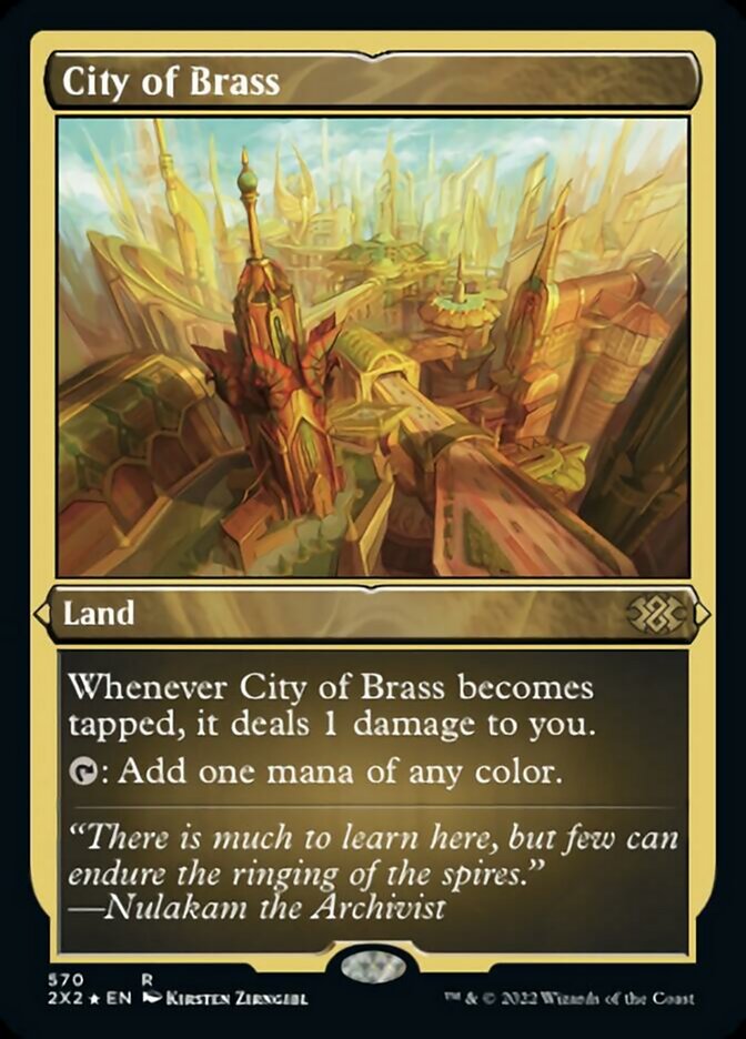 City of Brass (Foil Etched) [Double Masters 2022] | Grognard Games