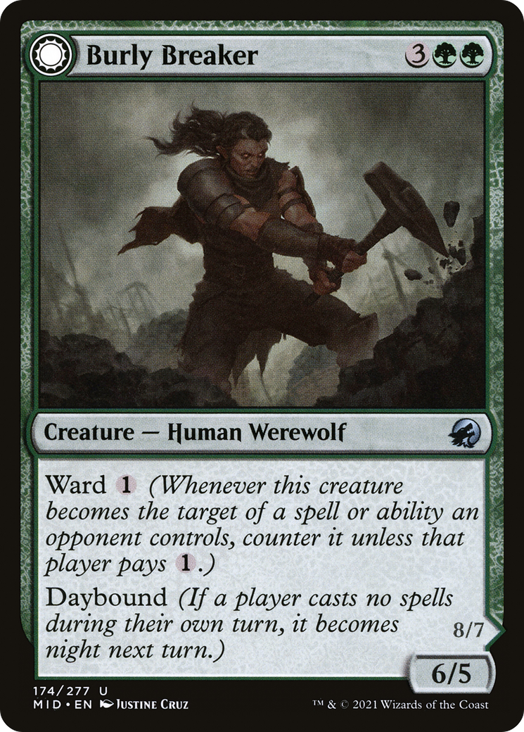 Burly Breaker // Dire-Strain Demolisher [Innistrad: Midnight Hunt] | Grognard Games