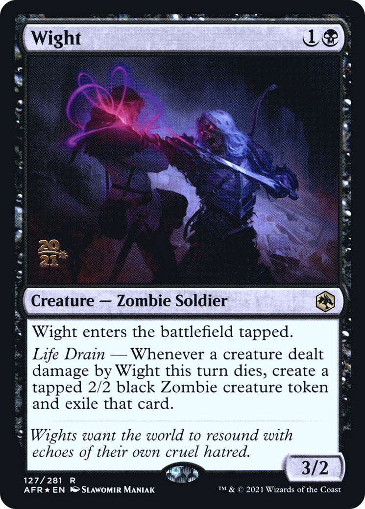Wight [Dungeons & Dragons: Adventures in the Forgotten Realms Prerelease Promos] | Grognard Games
