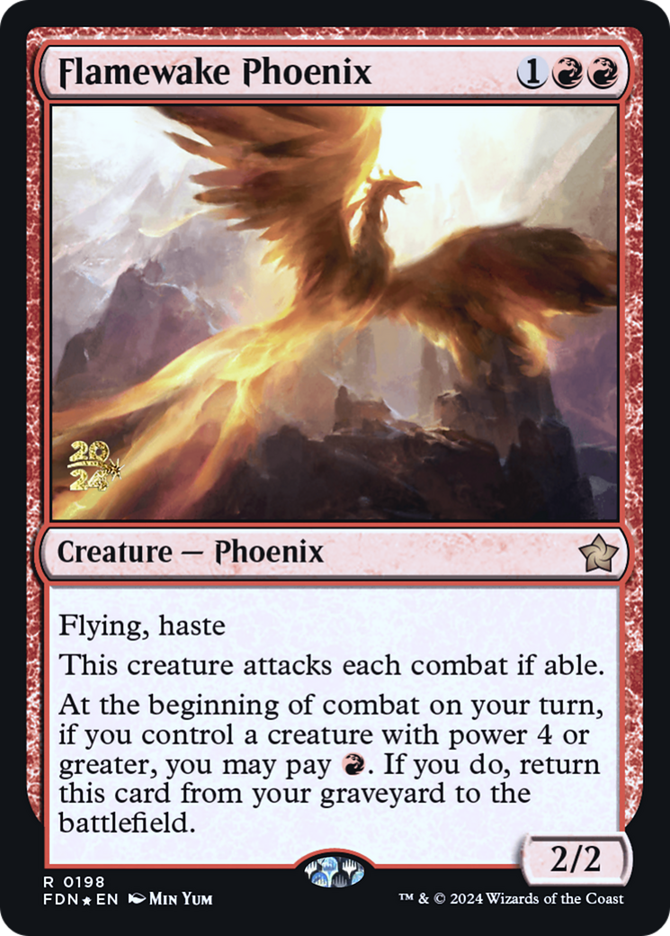 Flamewake Phoenix [Foundations Prerelease Promos] | Grognard Games