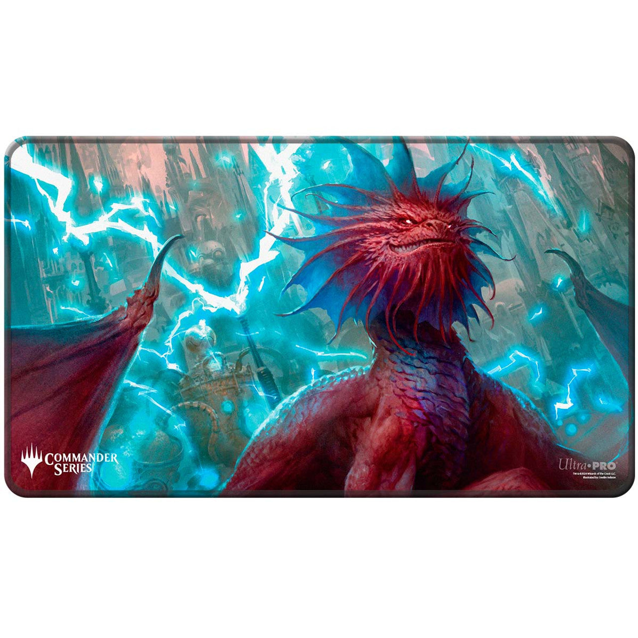 Ultra Pro Playmat: MTG Commander Series #3 - Enemy Color - Niv-Mizzet (Stitched Edge) | Grognard Games