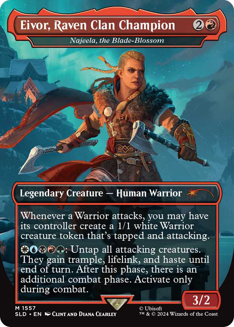Eivor, Raven Clan Champion - Najeela, the Blade-Blossom [Secret Lair Drop Series] | Grognard Games