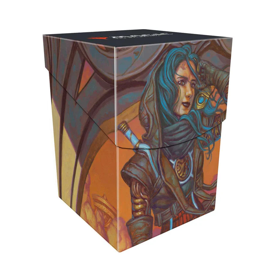 Aetherdrift Sita Varma, Masked Racer 100+ Deck Box for Magic: The Gathering | Grognard Games