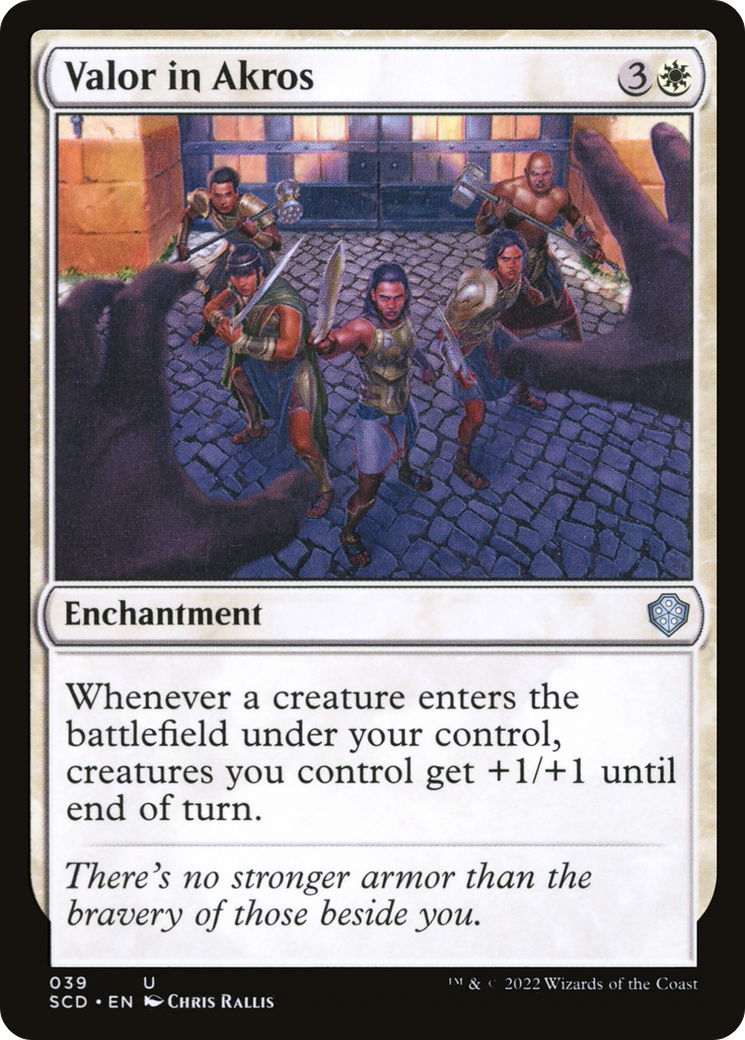 Valor in Akros [Starter Commander Decks] | Grognard Games