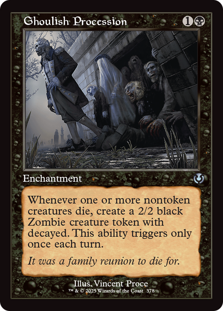 Ghoulish Procession (Retro Frame) [Innistrad Remastered] | Grognard Games