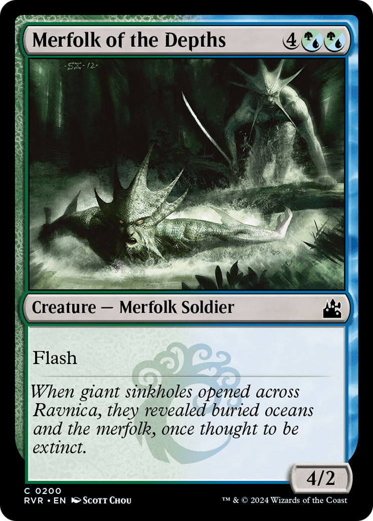 Merfolk of the Depths [Ravnica Remastered] | Grognard Games