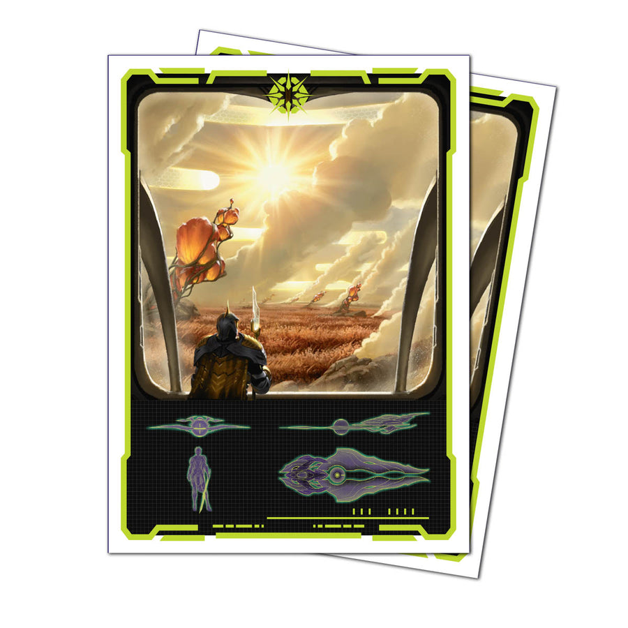 Edge of Eternities Adagia, Windswept Bastion 105ct APEX Deck Protector Sleeves for Magic: The Gathering | Grognard Games
