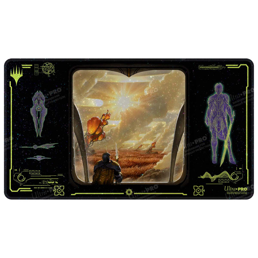 Edge of Eternities Adagia, Windswept Bastion Holofoil Playmat for Magic: The Gathering | Grognard Games