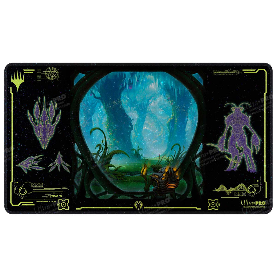 Edge of Eternities Evendo, Waking Haven Holofoil Playmat for Magic: The Gathering | Grognard Games